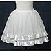 Dresstail Women's Hoopless Short Petticoat Underskirt Slip Crinolines Tutu Skirt