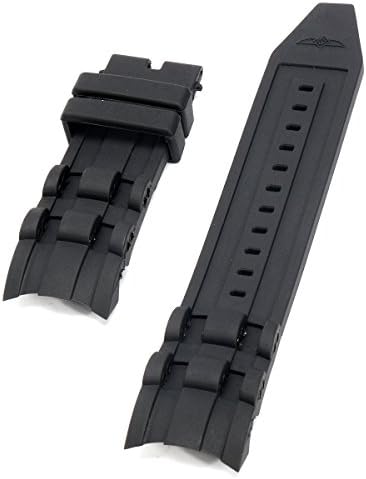 AE Market Replacement 220mm 26mm Black Rubber Watch Band Strap for Invicta Pro Diver
