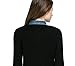 Joyci Unisex NEW Hot Pure Cotton Denim Half Shirt Fake False Collar Detachable (Dark Blue)OS