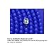 Trideer Inflated Stability Wobble Cushion with Pump, Flexible Seating Classroom, Extra Thick Core Balance Disc, Wiggle Seat for Sensory Kids (Office & Home & School) (34cm Royal Blue)
