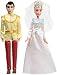Disney Princess Cinderella and Prince Charming, 2 Fashion Dolls from Cinderella Movie, Doll in Wedding Dress, Tiara, and Shoes, Toy for 3 Year Olds and Up primary