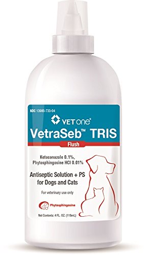 Vet One 600118 VetraSeb Tris Flush Pet Itch Remedies, 4 oz