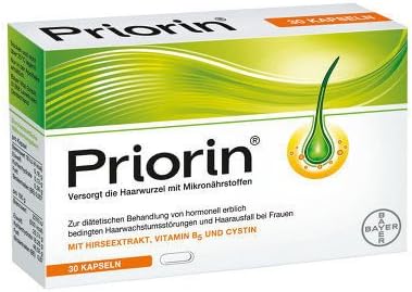 Bayer Priorin Anti Hair Loss Growth - 30 Capsules/Box Hair Everyday
