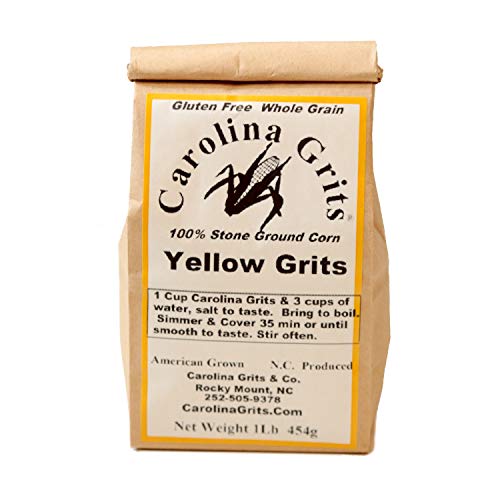 Carolina Grits Company Traditionally Stone Ground Yellow Grits, nonGMO