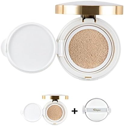 ELUJAI Mist Cushion 15g+Refill 15g,SPF 50 PA+++,Brightening,glow,All Skin Types