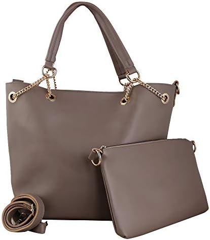 THE TAN CLAN Women's Handbag And Sling Bag Combo Of 2 with Adjustable Strap for Ladies and Girls Hand Bag Womens Purses Satchel Shoulder Bags, Gift for Her