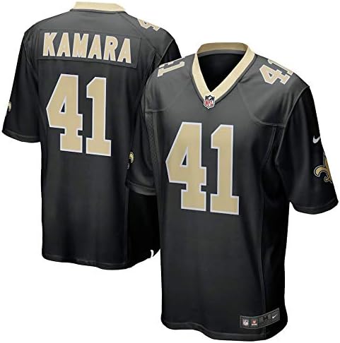 INFANjsy Men's Alvin Kamara 41# Black Jersey