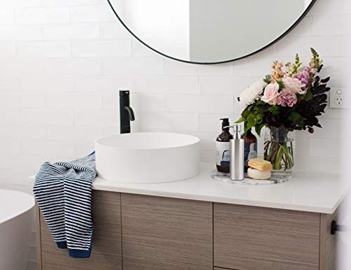 Hand Soap Dispenser, Dish Soap Dispenser, Large Capacity Stainless Liquid and Lotion Soap Dispenser for Essential Oils, Lotions, Liquid Soaps, Dishwashing, for Kitchen and Bathroom 12.5oz Soap Bottles