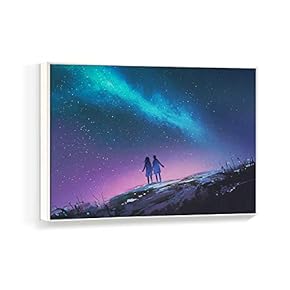 Framed Canvas Wall Art for Living Room, Bedroom Fantasy Idea Paintings Canvas Prints for Home Decoration Ready to Hanging - 16x24 inches