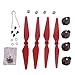 YouCute spare parts for mjx B2C B2W B2 Bugs 2w Bugs 2 RC Drone Blade Aluminum cap(Red large kit)