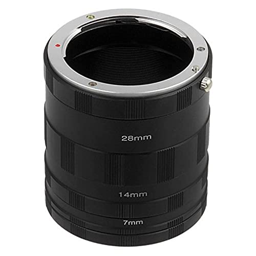 Fotodiox Macro Extension Tube Set Compatible with Sony E-Mount Cameras - for Extreme Macro Photography