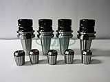 9PCS/SET CAT40-ER32 COLLET CHUCKS---4 CHUCKS & 5 COLLETS Tool Holder Set
