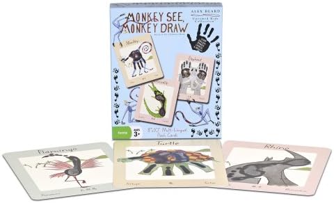 Discovery Bay Games Alex Beard Monkey See Monkey Draw Flash Cards