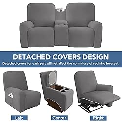 Easy-Going Stretch Recliner Loveseat Cover with