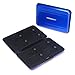 Honsky Aluminum UHS-I SD Micro SD SDHC SDXC TF SecureDigital Memory Card Carrying Case Holder Organizer Box Keeper for Computer Camera Media Storage Organization,Blue