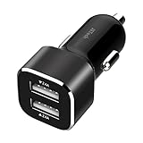 Car Charger, JETech Dual-Port 4.8A 24W Rapid USB Car Charger Adapter Fast Cigarette Charger for iPhone 7/6/6 Plus, iPad Pro/iPad Mini, Samsung Galaxy Tab,LG G4/G5/G6,Google Nexus 5X 6P and More