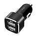 JETech Dual-Port 4.8A 24W Rapid USB Car Charger Adapter Fast Cigarette Charger