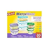 Glad Matchware Variety Pack Food Storage Containers 20 Pieces (Set of 1)