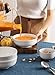 DOWAN Soup Bowls for Kitchen, 32 oz White Bowls for Cereal Salad Ramen Noodle, Porcelain Bowls with Non-slip Design, Sturdy and Easy to Hold, Set of 3, 7.25 Inch