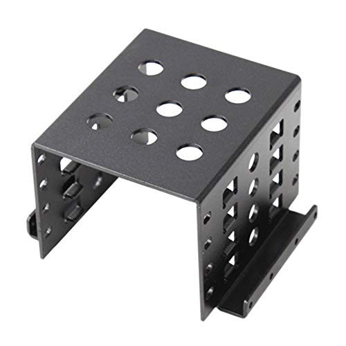 heaven2017 SSD Tray 2.5 inch to 3.5 inch SSD/HDD Adapter Bracket Mount Holder Black