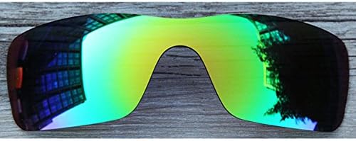 Inew Polarized Replacement lenses For Your Oakley Batwolf Emerald Green MirrorShield-Polarized