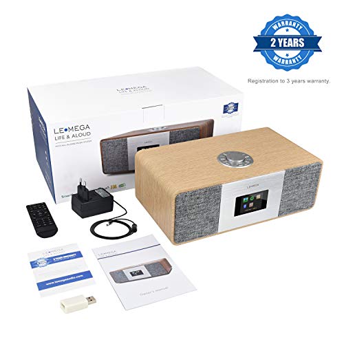 LEMEGA MSY3 Muzieksysteem,Internetradio Met WIFI, Digitale DAB/DAB+En FM-Radio,Spotify Connect, Bluetooth-Luidspreker… - Afbeelding 8