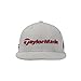 TaylorMade Men' New Era Tour 9Fifty Cap, Grey/Burgundy, NS