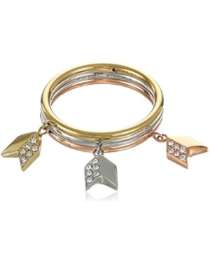 Vintage Glitz Chevron Ring