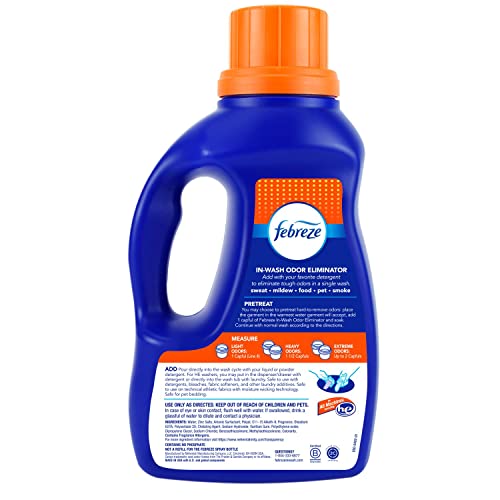 Febreze Laundry Detergent Additive, New Extra Strength in Wash Odor