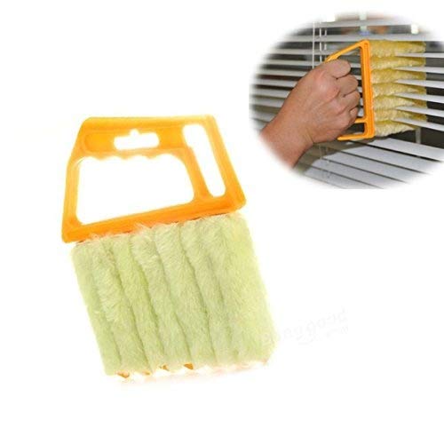 Mini 7 Hand Held Microfibre Venetian Blind Brush Window Air Conditioner Duster Dirt Clean Cleaner // Mini 7 mano microfibra celebrada veneciano ventana cepillo ciega aire acondicion