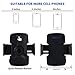 Car Mount,Car Phone Holder Bvenko Hide Lightning Cable and 360° Swivel Air Vent Car Phone Mount with A Quick Release Button Silicone pad Phone Holder for iPhone X,8/7Plus,Galaxy S8 and More