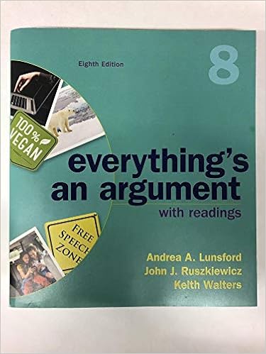 High School Version For Everything S An Argument With Readings Lunsford Andrea A Ruszkiewicz John J 9781319056254 Books