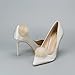 L'vow Women' Fluffy Mink Fur Pom Removable Shoe Clips Clutch Wedding Decoration Pack of 2