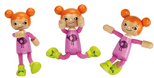 Puppenfamilie Komplett-Set: Papa, Mutter, Tochter, Mädchen & Sohn und Märchenbüchlein – Bild 4