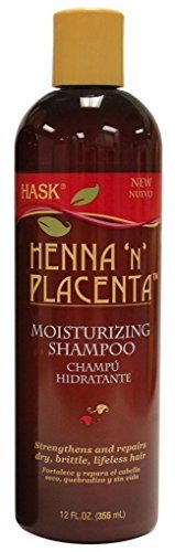 Hask Henna 'N' Placenta Shampoo Moisturizing 12oz