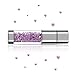 Techkey Jewelry Crystal USB Flash Drive for Girls, with 2 in 1 Anti Dust Plug + Stylus Pen for Touch Screens Set, Photo Frame Gift Packaging, 16GB, Amethyst