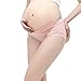 Uniwit 4 Pack Cotton Soft Maternity Pregnant Mother Panties Lingerie Briefs Low-Waist Underwear Underpants, (pink/Rose Red/Green/Blue),Label XL / US M