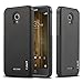 J&D Alcatel Fierce 4 Case, ArmorBox Dual Layer Hybrid Shock Proof Protective Rugged Case for Alcatel Fierce 4, Black