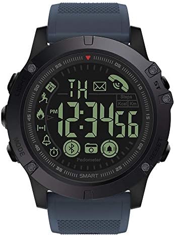 T1 Tact Military Grade Super Tough Smart Watch Outdoor Sports Talking Watch Mens Digital Sports Watch Waterproof Outdoor Pedometer Calorie Counter Multifunction Bluetooth Smart Watch
