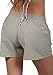 Cotton Natural Women's Embroidered Shorts (Small) (XLarge, Brown)
