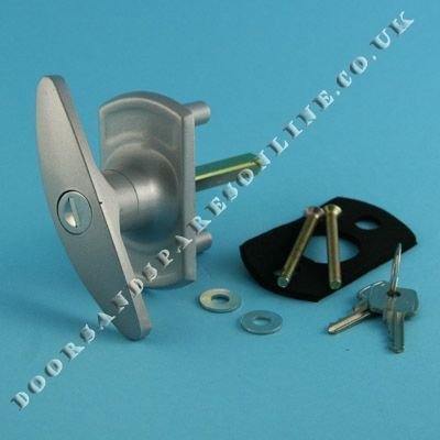 Locking T Handle 76mm Shaft (Garage Door Spare Parts) to Suit Henderson Doors