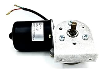 Moteur électrique à Engrenage Makermotor 12V 50 Tr/min - Arbre 3/8" D, Couple 6 Nm - Inversible, étanche IPX4