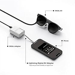 XREAL Air AR Glasses with XREAL Adapter, Formerly
