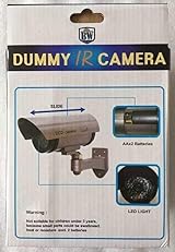 BW 2pcs 1100B Fake CCTV Security Camera Imitation with Flashing Light Black view 9