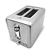 2 Slice Toaster Stainless Steel,Bagel Toaster - 5 Bread Shade Settings,Bagel/Defrost/Cancel Function,Extra Wide Slots, Removable Crumb Tray, Stainless Steel Grill, Suitable for Croissants,and Various Bread Types (825W, Silver)