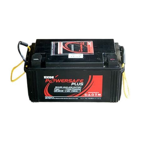 Exide 12V 26AH PowerSafe Sealed UPS Solar Battery (Black)