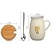 Cat Mug,Funny Ceramic Coffee mugs with Lid and Spoon, Cute Tea Cups Novelty Gift for Cat Lovers, Women, Girlfriends