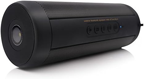 Portable Wireless Bluetooth Speakers: Dual 4 ohm 3 watts loudspeaker, Waterproof IPX5,Subwoofer Super Bass, Mini Sound Bar,perfect for Home,Outdoor,Bicycle,Golf, Beach and Shower (Black)