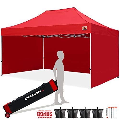 ABCCANOPY Canopy Tent 10×15 Pop Up Canopy Tent Commercial Instant Shade Tent with Upgrade R ...
