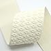 Strapcrafts 2-inch Wide White Jacquard Flowers Waistband Elastic by 2-Yard 11140